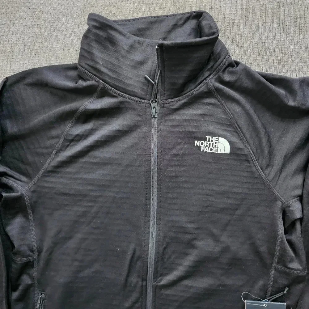 The North Face Men's Black Echo Rock Full Zip Fleece Jacket Size Medium